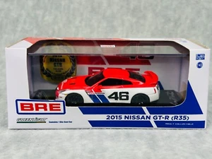 🏁Greenlight Nissan GT-R R35 2015 BRE 1/43 SUPER CHASE Signed By Drivers 41/46 - Picture 1 of 9
