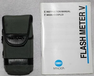 Minolta Flash Meter V. Functionally perfect; cosmetically excellent. Guaranteed! - Picture 1 of 12