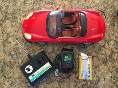 Porsche Boxster Dickie Spielzeug RC Auto Radio Control rot / rot Cabrio - Bild 1 von 4