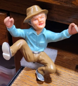 Vintage Wilton Cake Topper Falling Man w/Hat - Picture 1 of 4