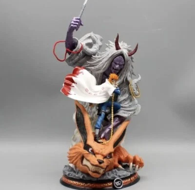 Naruto action figure minato hogake volpe Kurama scontro 29cm pvc - Immagine 1 di 3