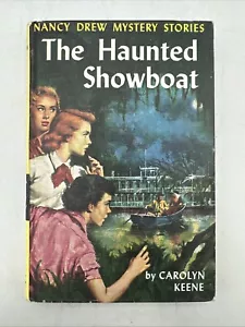 Nancy Drew Mystery The Haunted Showboat No 35 HC Carolyn Keene 1957 - Imagen 1 de 6