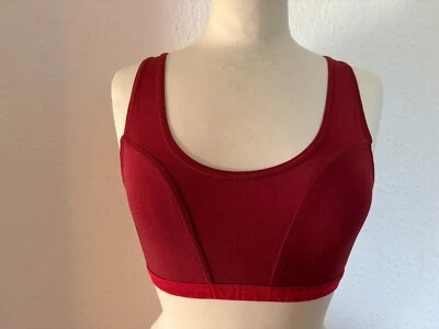 CALVIN KLEIN *BUSTIER*Bralette*Gr. M*rot*NEU*elast. Microfaser*Sportlicher BH - Bild 1 von 4