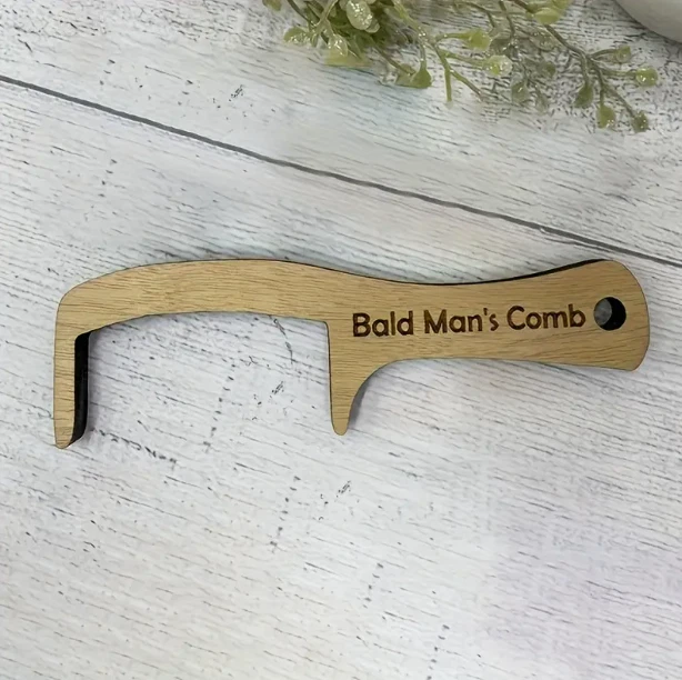 Peine de hombre calvo broma divertida mordaza regalo Foto 1 de 1