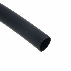 6 metros 6mm diámetro Envoltura de cable Calor Shrink Tubo Shrinkable Tubo Negro CP 
