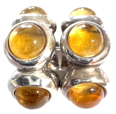 ОДИН PANDORA ЖЕЛТЫЙ ЦИТРИН КАБОШОН ПОДВЕСКА 790538Ci РЕДКАЯ сняты с производства 925 серебро - Изображение 1 из 4