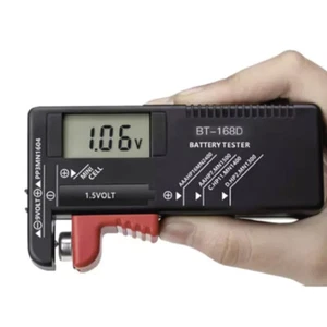 TESTER PROVA BATTERIE DIGITALE PER PILE ALKALINE CILINDRICHE TUTTI I FORMATI - Imagen 1 de 2