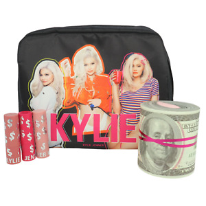 Kylie Cosmetics Money Roll Matte Lipstick 22nd Birthday Set and Kylie Makeup Bag
