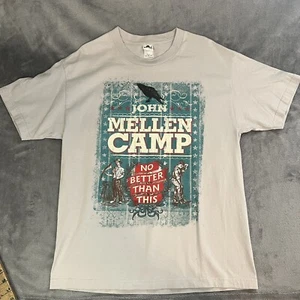 Camicia VINTAGE John Mellencamp adulto grande grigia musica concerto tour non meglio di - Foto 1 di 13
