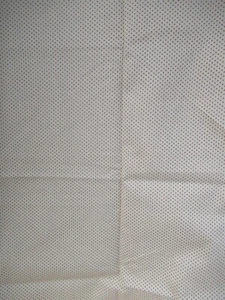 Tan WITH Small Red Polka Dots SBTY By 44" Wide Cotton Fabric NEW - Picture 1 of 5