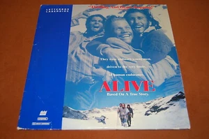 ALIVE Starring Ethan Hawke and Vincent Spano Movie on 12" video Laserdisc - Picture 1 of 2
