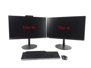 2 x Lenovo Thinkvision 24'' FHD IPS Monitor - Bild 1 von 7