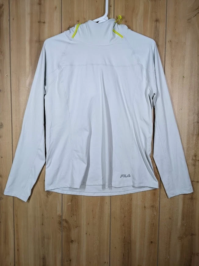 Fila Women's Midweight Training Pullover Hoodie Gray Medium Gorp - Image 1 of 4