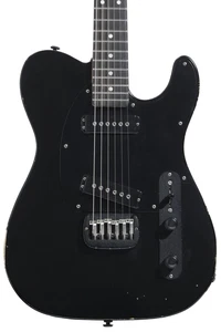 G&L Custom Shop ASAT Special Electric Guitar - Jet Black - Picture 1 of 8
