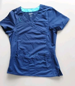 Women's Scrub Top Navy Scrubstar XS - Picture 1 of 2