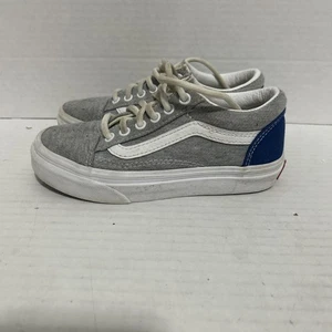 Vans Niños Talla 13 Old Skool Costero Gris Verde Azul Patín Zapatos Informales con Cordones - Imagen 1 de 5