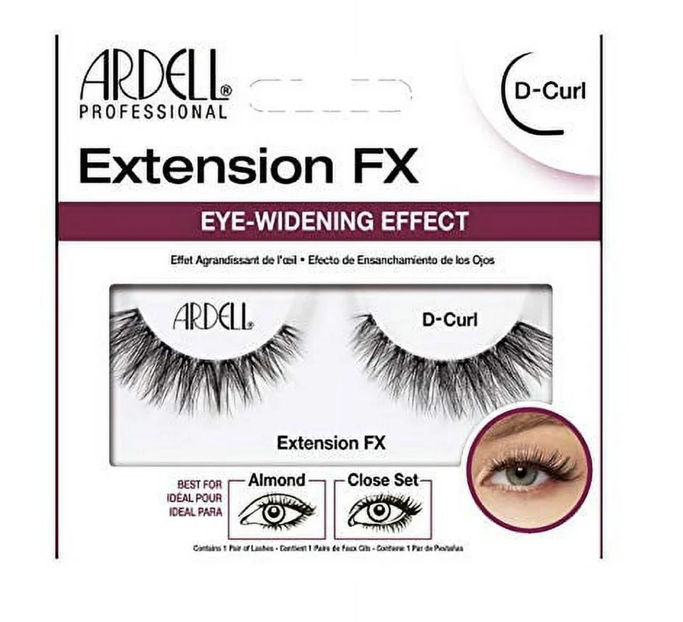 Ardell Extension FX D-Curl Eyelashes-Black - Image 1 of 1