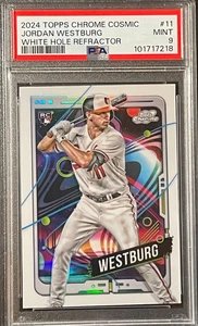 Jordan Westburg 2024 Topps Cosmic #11 Estuche Agujero Blanco Hit PSA9 (RC, LOSA, SSP) - Imagen 1 de 2