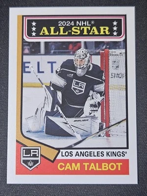 24-25 Topps Cam Talbot 74-75 Retro All Star Sticker 🚨🚨🚨 Los Angeles Kings  - Image 1 of 2