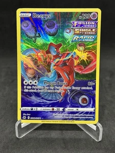 Pokemon Deoxys GG12/GG70 Crown Zenith Galarian Gallery Holo Ultra Raro Juego de Cartas Coleccionables - Imagen 1 de 2