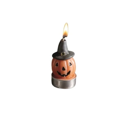 Mudpie - Halloween - Jack-o'-lantern Taper Candles Set of 2 - 49800287 - Image 1 of 3
