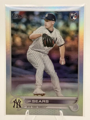 2022 Topps Update JP Sears Foil Rookie Card #US210. - Image 1 of 4