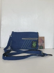 Dime Bags Blue Crossbody/Clutch 2 Pocket Bag (The Klutch Bag) - Picture 1 of 5