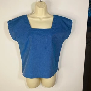 Nuevo con etiquetas Talla XS Madewell Azul Rayas Cuello Cuadrado Top Azul Blanco Precio de venta sugerido por el fabricante 85 USD - Imagen 1 de 4