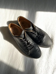 Hydrogen-1 YD70 Herren Schwarz Leder Turnschuhe Größe US 10 - Bild 1 von 7