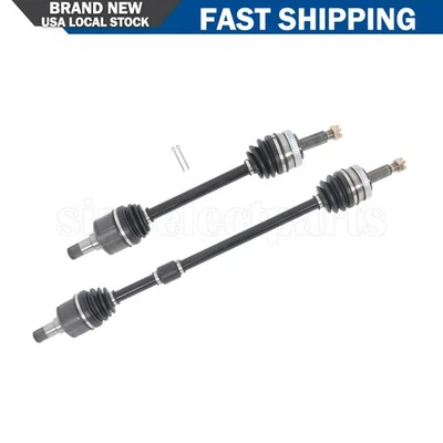 2X Front CV Axle Shaft For Hyundai Sonata 2.4L 2011 2012-2014 66-3720 66-3721 US - Image 1 of 2