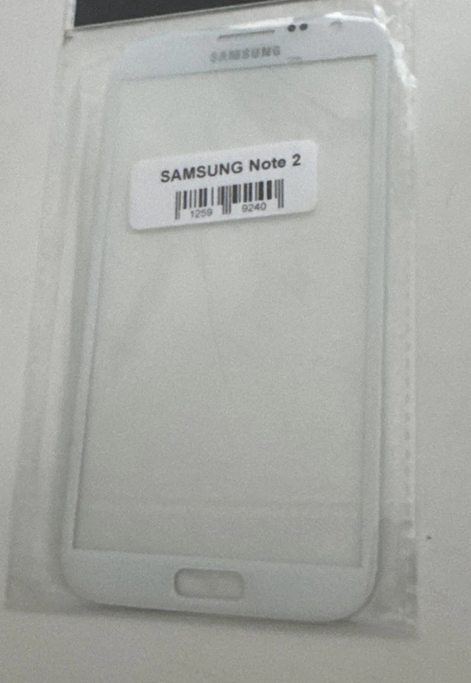Vetro anteriore display bianco white touch Samsung Galaxy Note 2 originale - Immagine 1 di 1