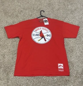 MENS XXL Mitchell & Ness St Louis Cardinals 1942 World Series Tee NWT - Picture 1 of 1