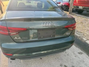 2017- 2020 AUDI A4 TRUNK HATCH LID ASSEMBLY OEM with Hinges - Gotland Green - Picture 1 of 2
