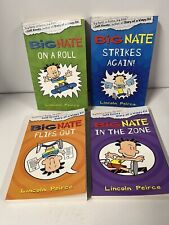 Big Nate Lincoln Peirce Bundle Books In The Zone, On A Roll ,Flips Out ,strikes