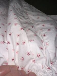 SIMPLY SHABBY CHIC Cotton MON AMI PINK QUEEN  Fitted SHEET