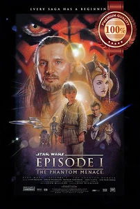 STAR WARS EP1 EPISODE 1 THE PHANTOM MENACE MOVIE ART PRINT PREMIUM POSTER - Picture 1 of 6