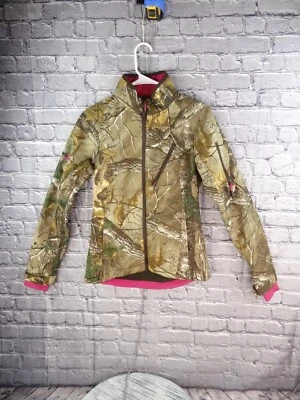 Realtree Brand Women's Camo Jacket Small (34-36) Hunting Windproof RN Used - Image 1 of 4