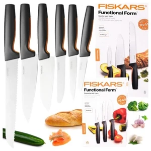 JUEGO DE CUCHILLOS FISKARS 6 CUCHILLOS DE COCINA, CUCHILLOS, JUEGO DE CUCHILLOS DE ACERO INOXIDABLE JAPONÉS EMBALAJE ORIGINAL - Imagen 1 de 9