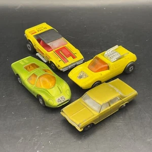 MATCHBOX toy cars '66 OPEL Dipl '69 FORD Gr. 6 '71 MOD ROD '75 Dodge Challenger - Picture 1 of 24