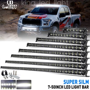 14"20"26"32"38"44"50" LED Work Light Bar Spot Flood Offroad Fog Driving ATV SUV - Picture 1 of 48