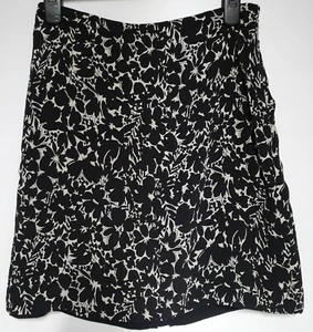 Falda para mujer Ann Taylor negra/blanco talla 8P - Imagen 1 de 6