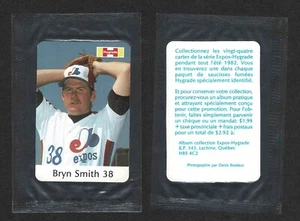 1982 Hygrade Meats Montreal Expos' Bryn Smith in Original Cello Pack - Bild 1 von 2