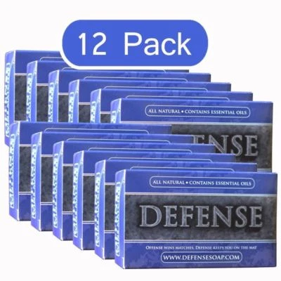 DEFENSE Soap Bar 4 oz - (12 PACK) -100% Natural & Herbal Grade Tea Tree Oil  - Image 1 of 4