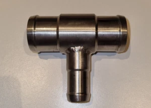 MG ROVER 75 ZT 1.8 Stainless Steel COOLANT HOSE CONNECTOR T PIECE PFK000050 - Picture 1 of 1