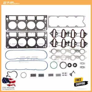 Head Gasket Set For 1999-2001 Chevrolet Silverado 1500 8 Cyl 4.8L 5.3L Engine - Bild 1 von 8