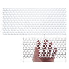 11.8"x5.9" 304 Stainless Steel Perforated Sheet 0.39" Hole Metal Mesh Plate