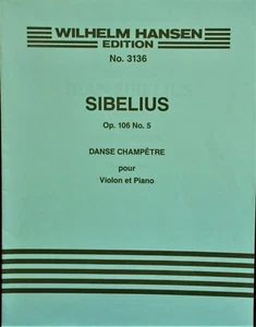 Sibelius Dance Champetre for violin and piano - Picture 1 of 1