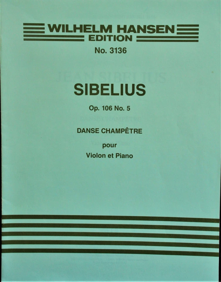 Sibelius Dance Champetre for violin and piano - Image 1 of 1