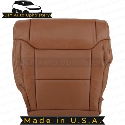 2014 to 2018 For Toyota Tundra Driver Bottom Leather Seat Cover Brown - Image 1 of 4