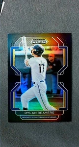 2022 Panini Prizm Draft Picks Black Prizm #PDP33 Dylan Beavers Golden Bears - Picture 1 of 2